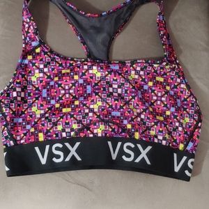 VSX pink/victoria secret sports bra (M)